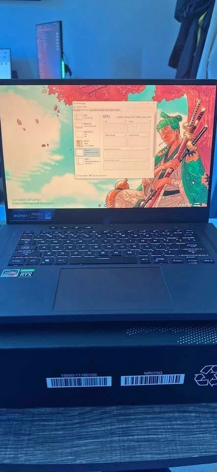 Asus Gaming Laptop ROG Zephyrus Ryzen 9 5900HS 16GB Ram Geforce RTX 3080 1Tb SSD