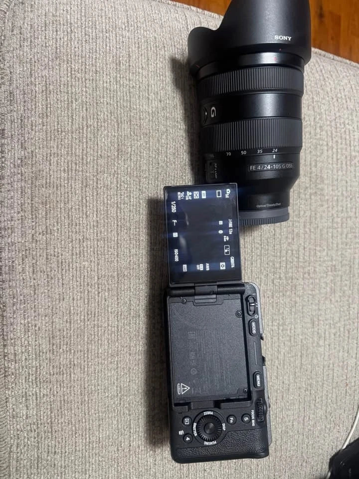 Sony FX3 frame cinema line camera with the lens