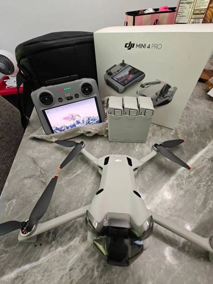 DJI Mini 4 Pro Drone + Fly More Kit – (Perfect Condition)